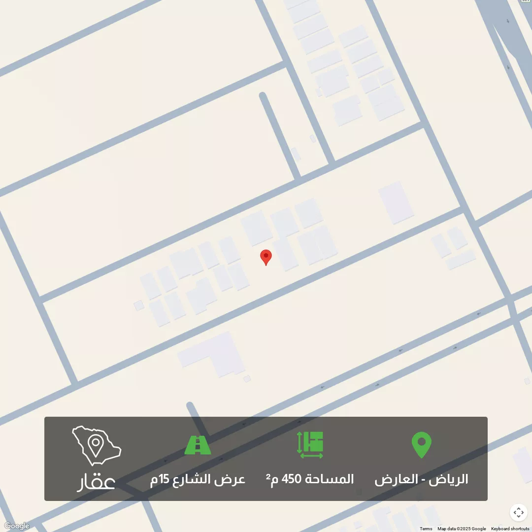 أرض للبيع في شارع أحمد بن سعد الخيفي, حي العارض, مدينة الرياض, منطقة الرياض 1 صورة