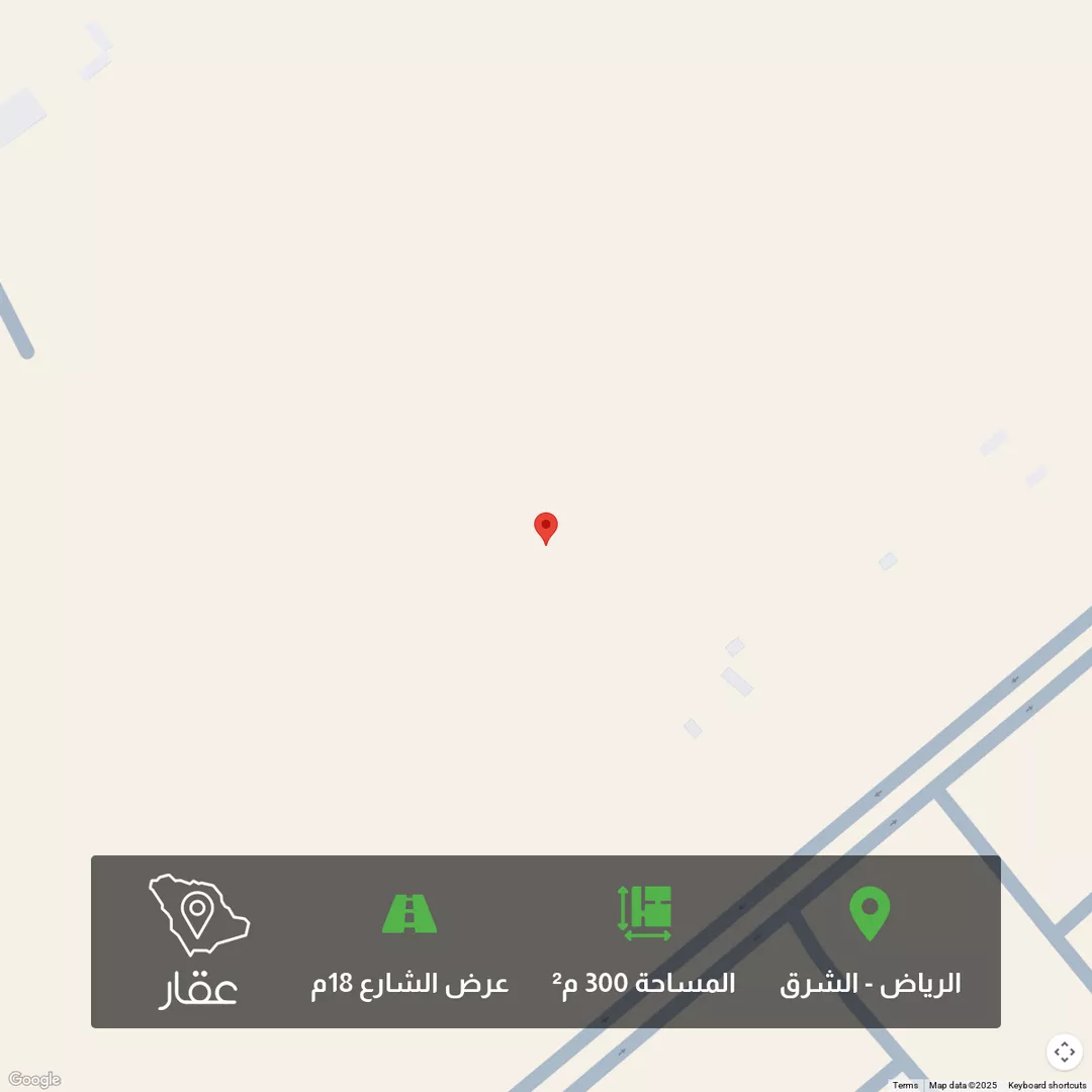 أرض للبيع في شارع علي بن محمد , حي الوسام, مدينة الرياض, منطقة الرياض 1 صورة