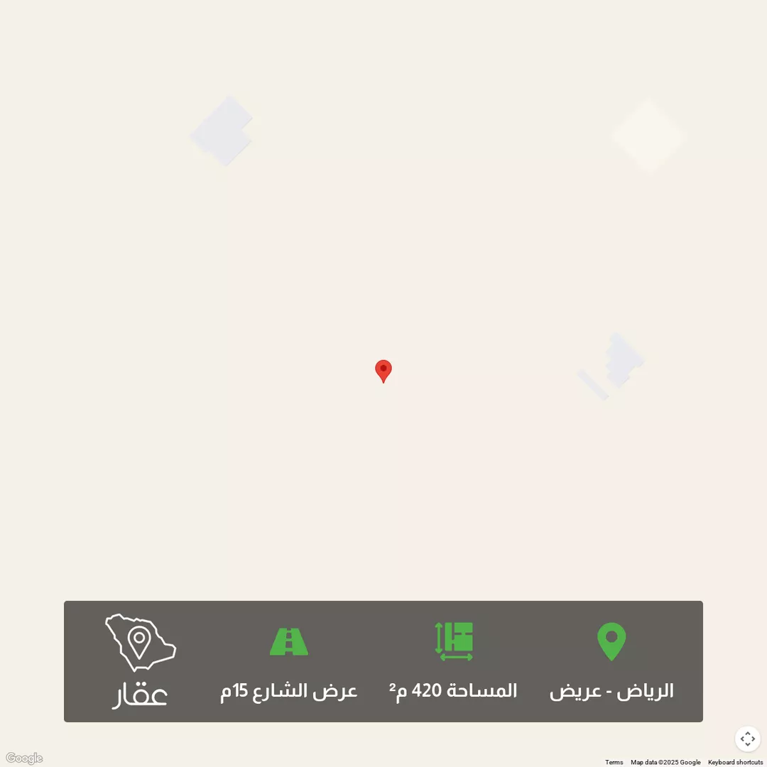 أرض للبيع في شارع 2737348, حي عريض, مدينة الرياض, منطقة الرياض 1 صورة