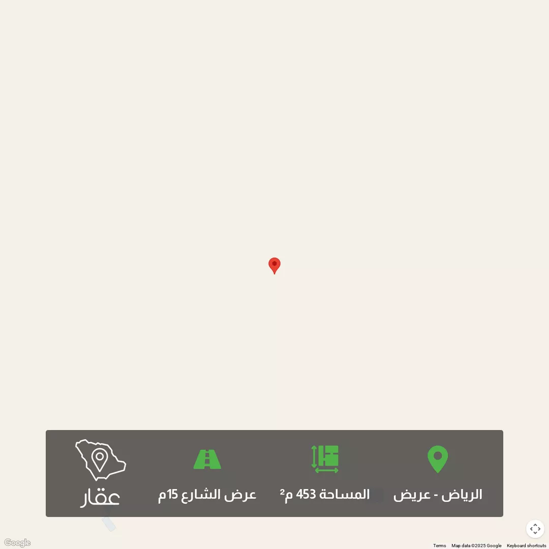 أرض للبيع في شارع طريق النفود, حي عريض, مدينة الرياض, منطقة الرياض 1 صورة