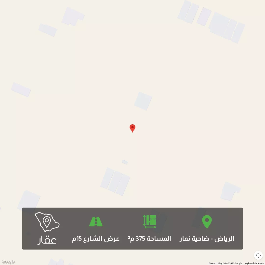 أرض للبيع في حي ضاحية نمار, مدينة الرياض, منطقة الرياض 1 صورة