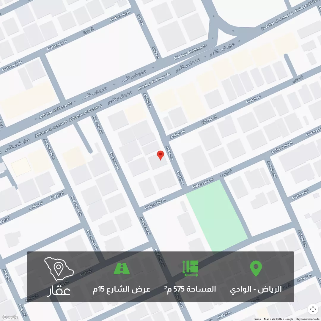 أرض للبيع في شارع المجمع, حي الوادي, مدينة الرياض, منطقة الرياض 1 صورة