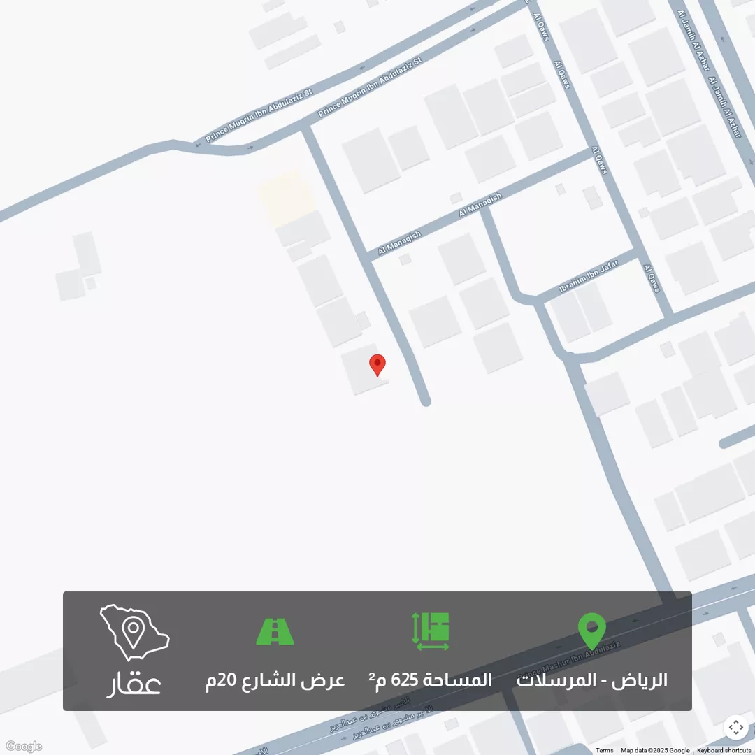 أرض للبيع في شارع الشعبة العليا, حي المرسلات, مدينة الرياض, منطقة الرياض 1 صورة