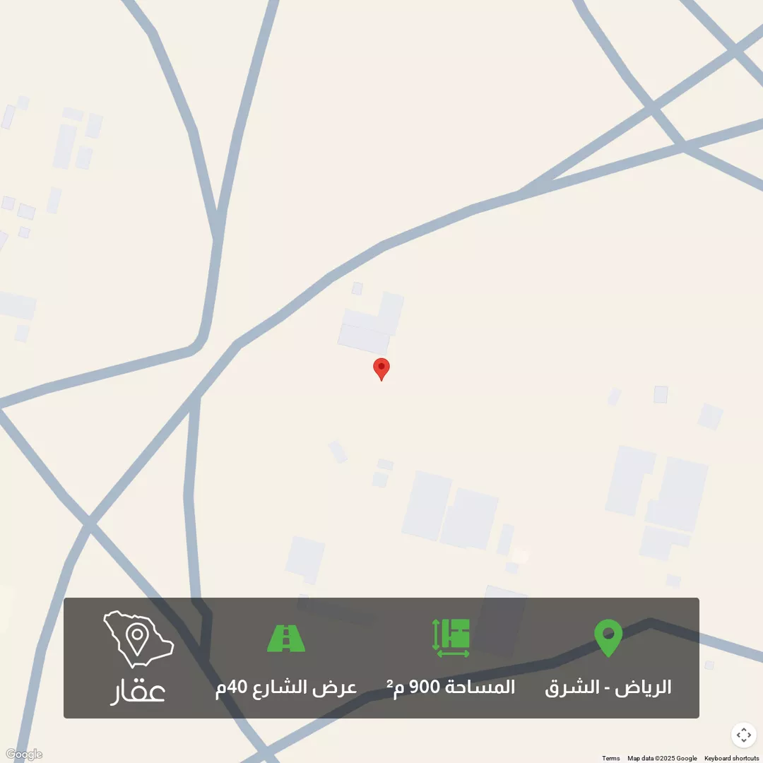 أرض للبيع في شارع المهامل ، حي المشرق ، الرياض ، منطقة الرياض 1 صورة