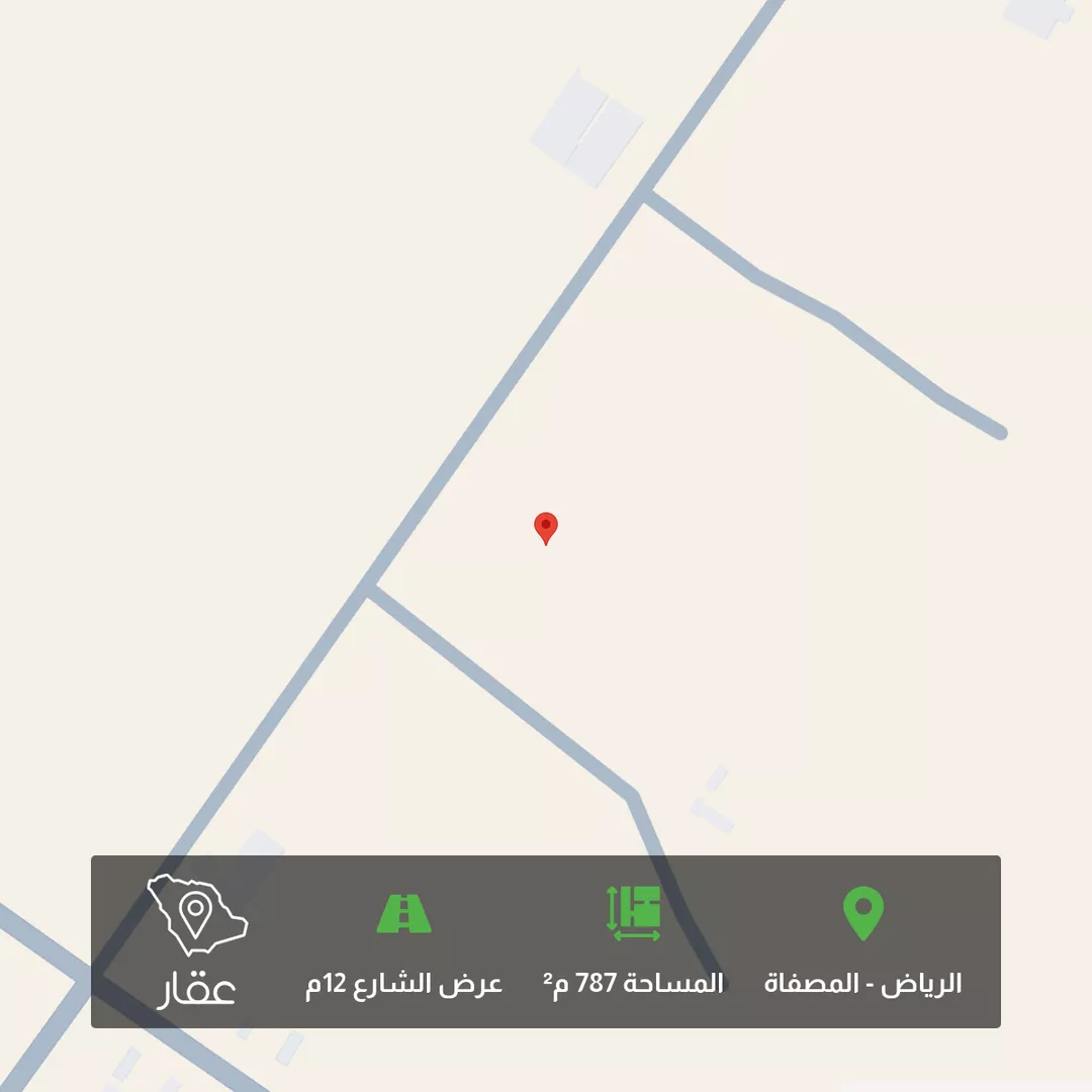 أرض للبيع في شارع نافع الكلاعي, حي المصفاة, مدينة الرياض, منطقة الرياض 1 صورة