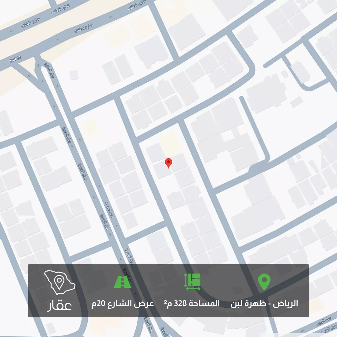 أرض للبيع في شارع رقم 119, حي ظهرة لبن, مدينة الرياض, منطقة الرياض 1 صورة