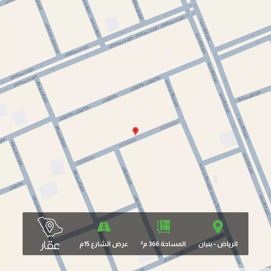أرض للبيع في شارع جبل خزاز ، ملهم ، حريملاء 1 صورة