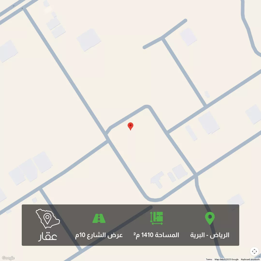 أرض للبيع في شارع أبي صفوان, حي البرية, مدينة الرياض, منطقة الرياض 1 صورة