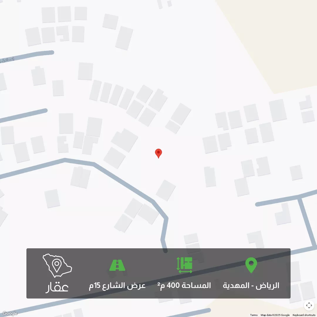 أرض للبيع في شارع محمد بن أحمد الفاسي ، حي المهدية ، الرياض ، منطقة الرياض 1 صورة