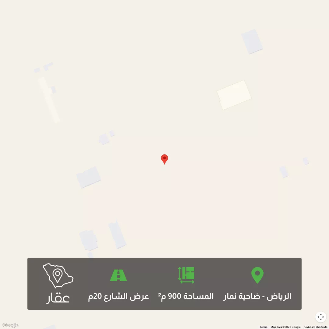 أرض للبيع في حي ضاحية نمار, مدينة الرياض, منطقة الرياض 1 صورة