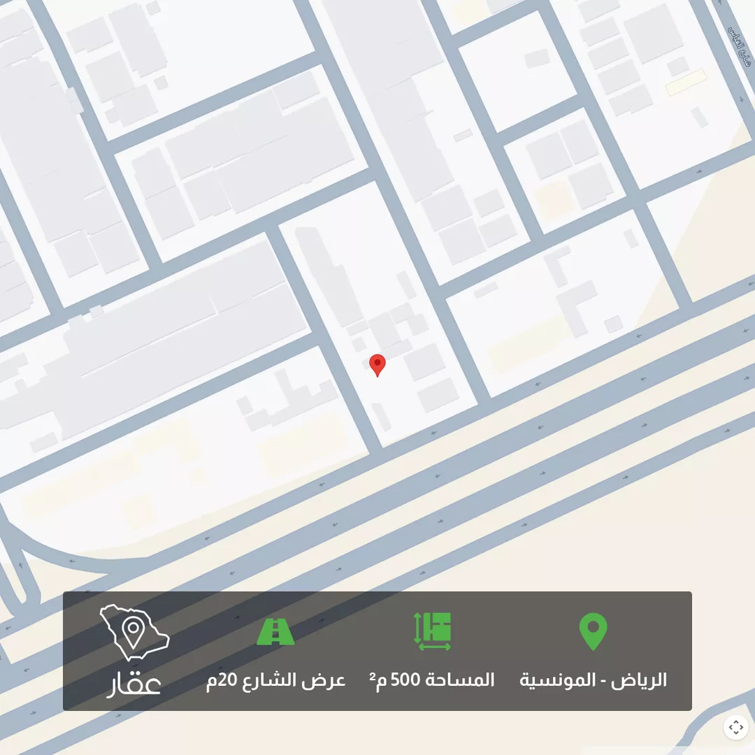 أرض للبيع في شارع رقم 326, حي المونسية, مدينة الرياض, منطقة الرياض 1 صورة