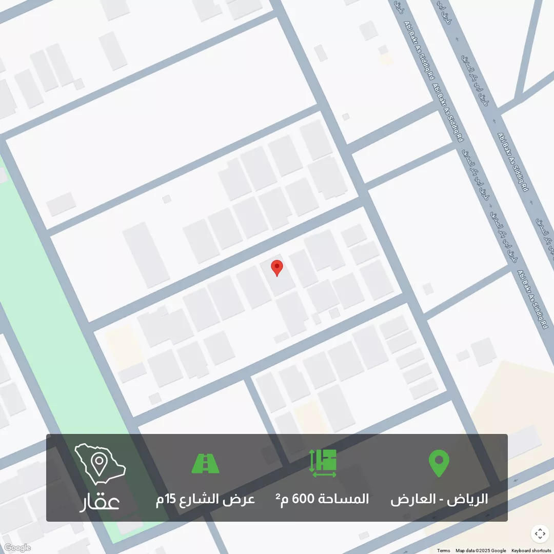 أرض للبيع في شارع الحسين القزويني, حي العارض, مدينة الرياض, منطقة الرياض 1 صورة