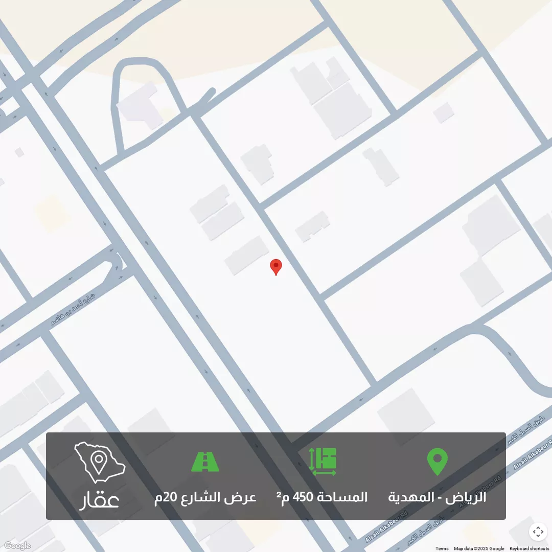 أرض للبيع في شارع درة بنت عثمان الحلاوي, حي المهدية, مدينة الرياض, منطقة الرياض 1 صورة