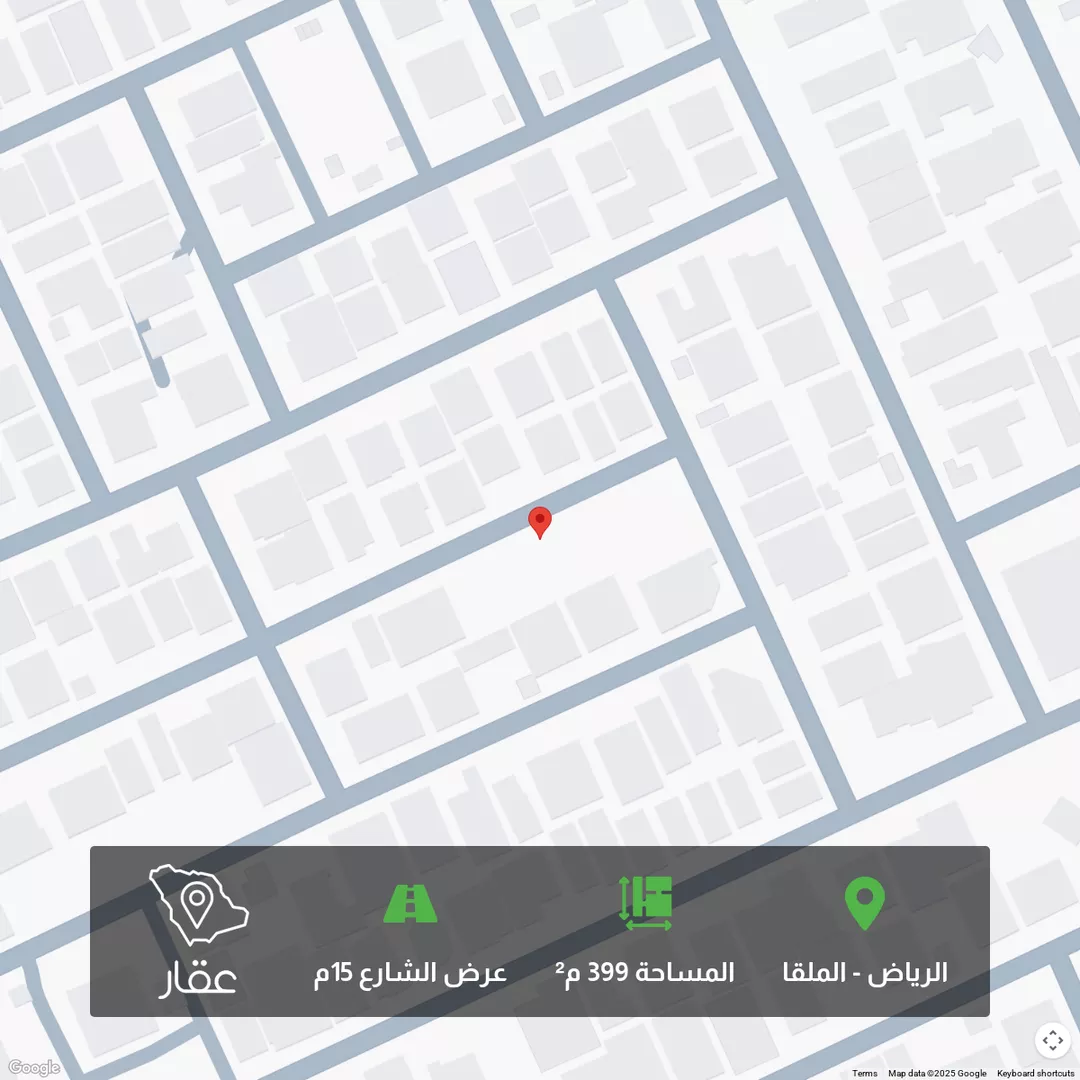 أرض للبيع في شارع رقم 436, حي الملقا, مدينة الرياض, منطقة الرياض 1 صورة