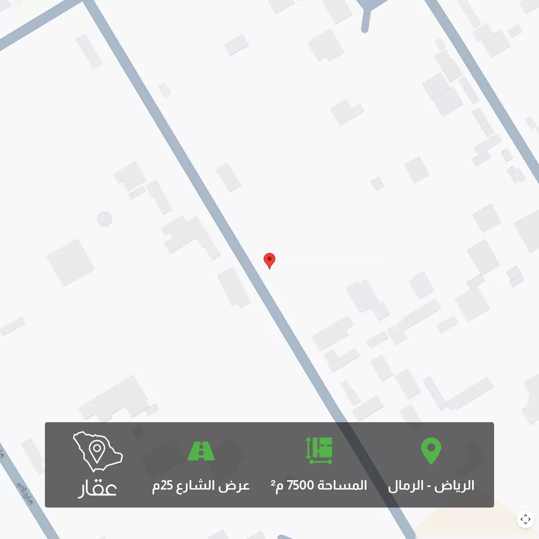أرض للبيع في شارع السدرة, حي الرمال, مدينة الرياض, منطقة الرياض 1 صورة