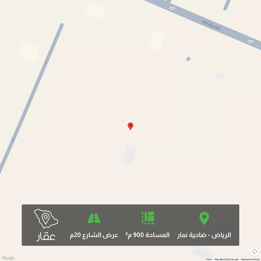أرض للبيع في شارع جبل اجياد ، حي ضاحية نمار ، الرياض ، منطقة الرياض 1 صورة