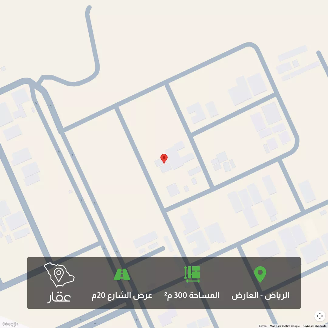 أرض للبيع في شارع ابن مطيع, حي العارض, مدينة الرياض, منطقة الرياض 1 صورة