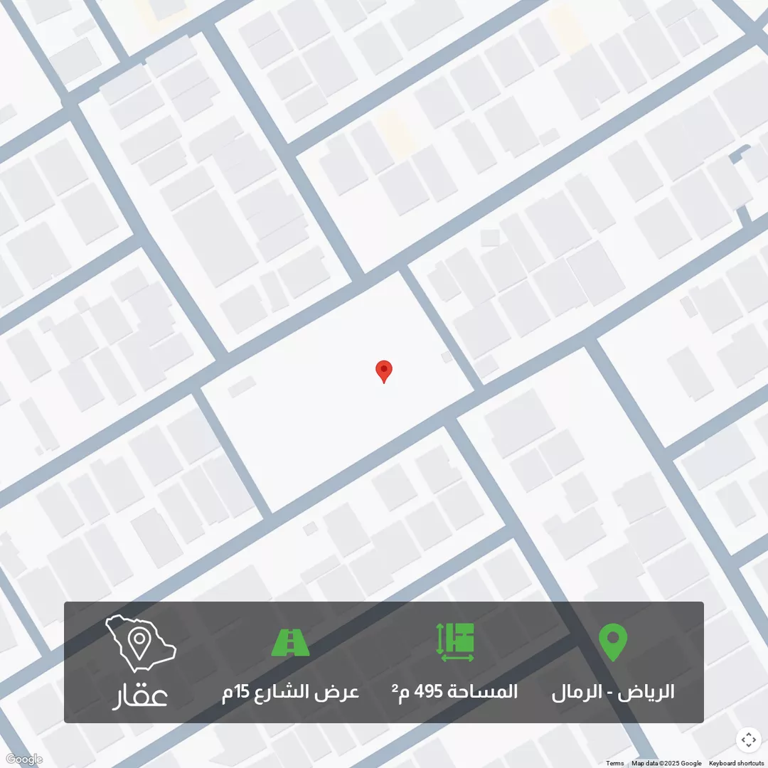 أرض للبيع في شارع أبي الخير بن محمد الطبري, حي الرمال, مدينة الرياض, منطقة الرياض 1 صورة