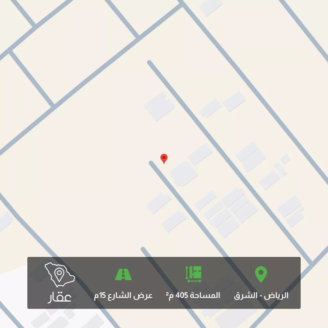 أرض للبيع في شارع أبي منصور العكبري ، حي الشرق ، الرياض ، منطقة الرياض 1 صورة