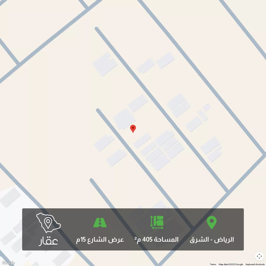 أرض للبيع في شارع أبي منصور العكبري ، حي الشرق ، الرياض ، منطقة الرياض 1 صورة