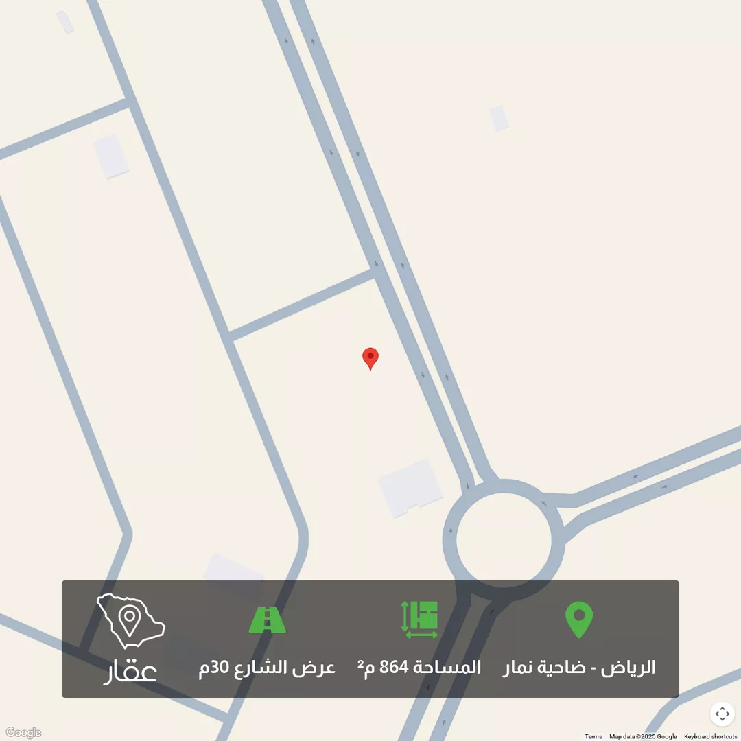 أرض للبيع في شارع بني شرفاء, حي ضاحية نمار, مدينة الرياض, منطقة الرياض 1 صورة