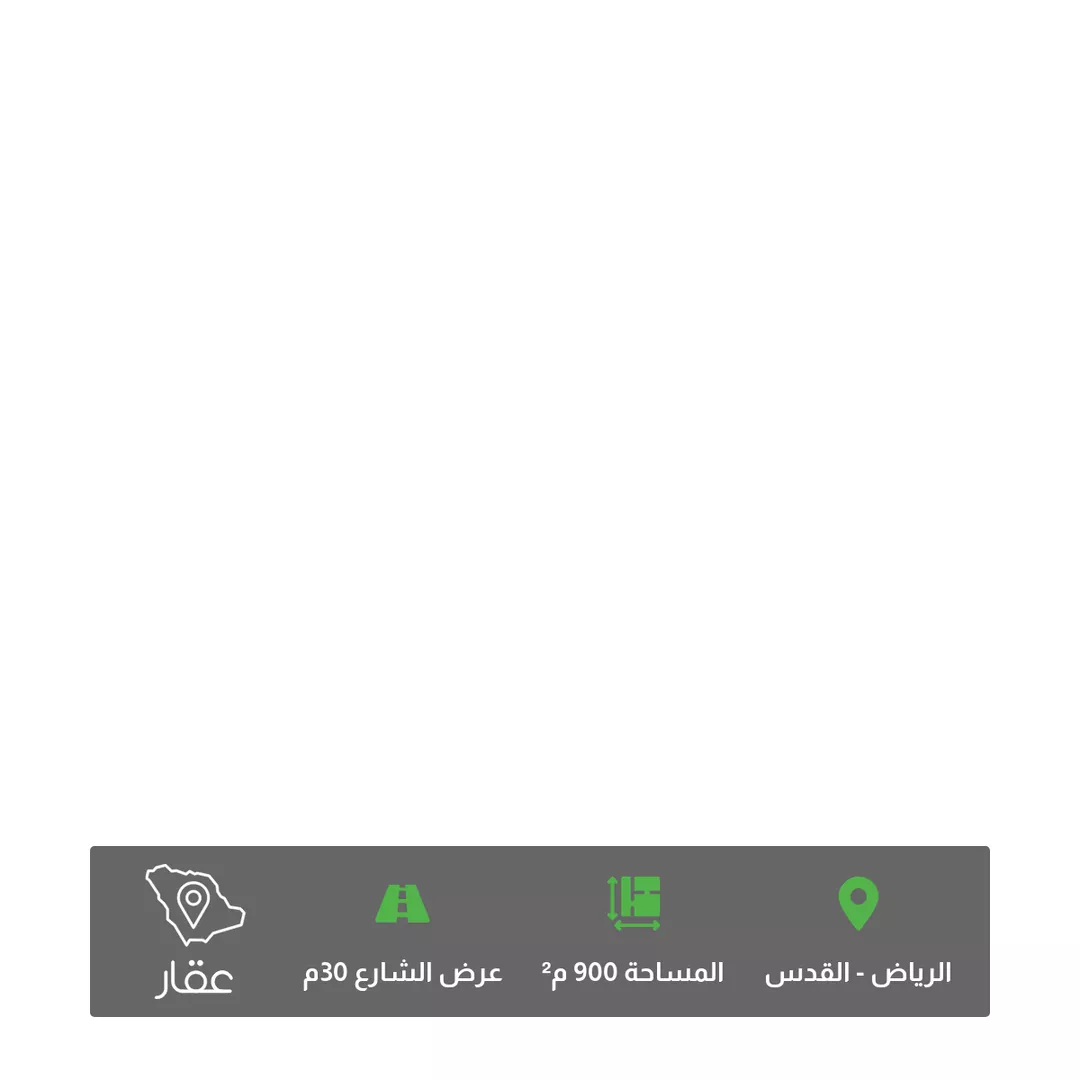 أرض للبيع في شارع سعيد بن العاص, حي القدس, مدينة الرياض, منطقة الرياض 1 صورة