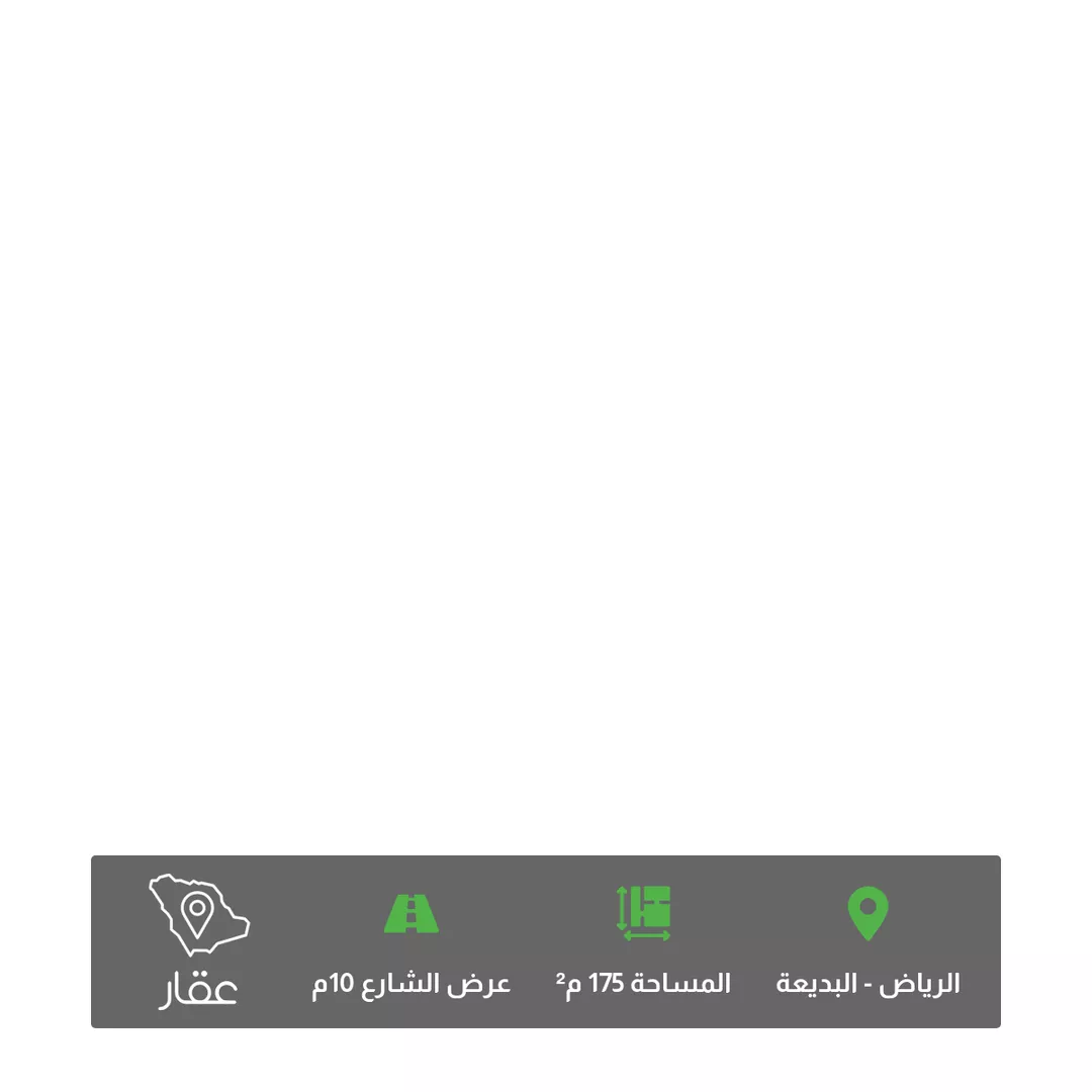 أرض للبيع في شارع حطان بن المعلي, حي البديعة, مدينة الرياض, منطقة الرياض 1 صورة