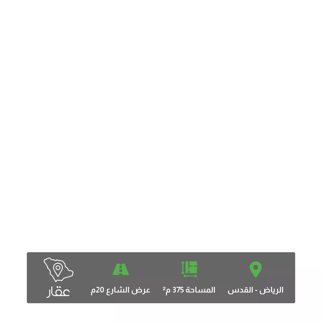 أرض للبيع في شارع الشوامين, حي القدس, مدينة الرياض, منطقة الرياض 1 صورة