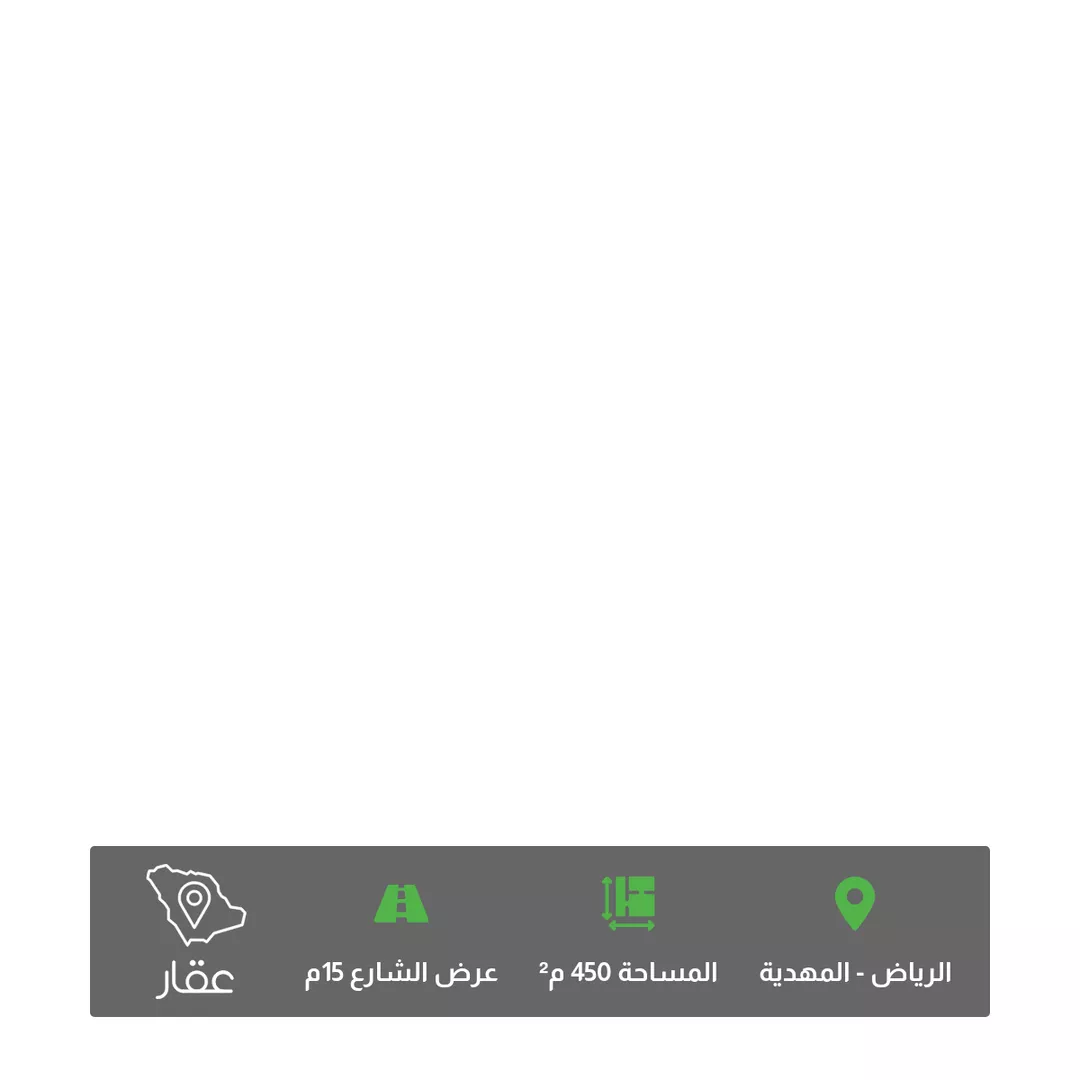 أرض للبيع في شارع محمد بن أحمد الفاسي, حي المهدية, مدينة الرياض, منطقة الرياض 1 صورة