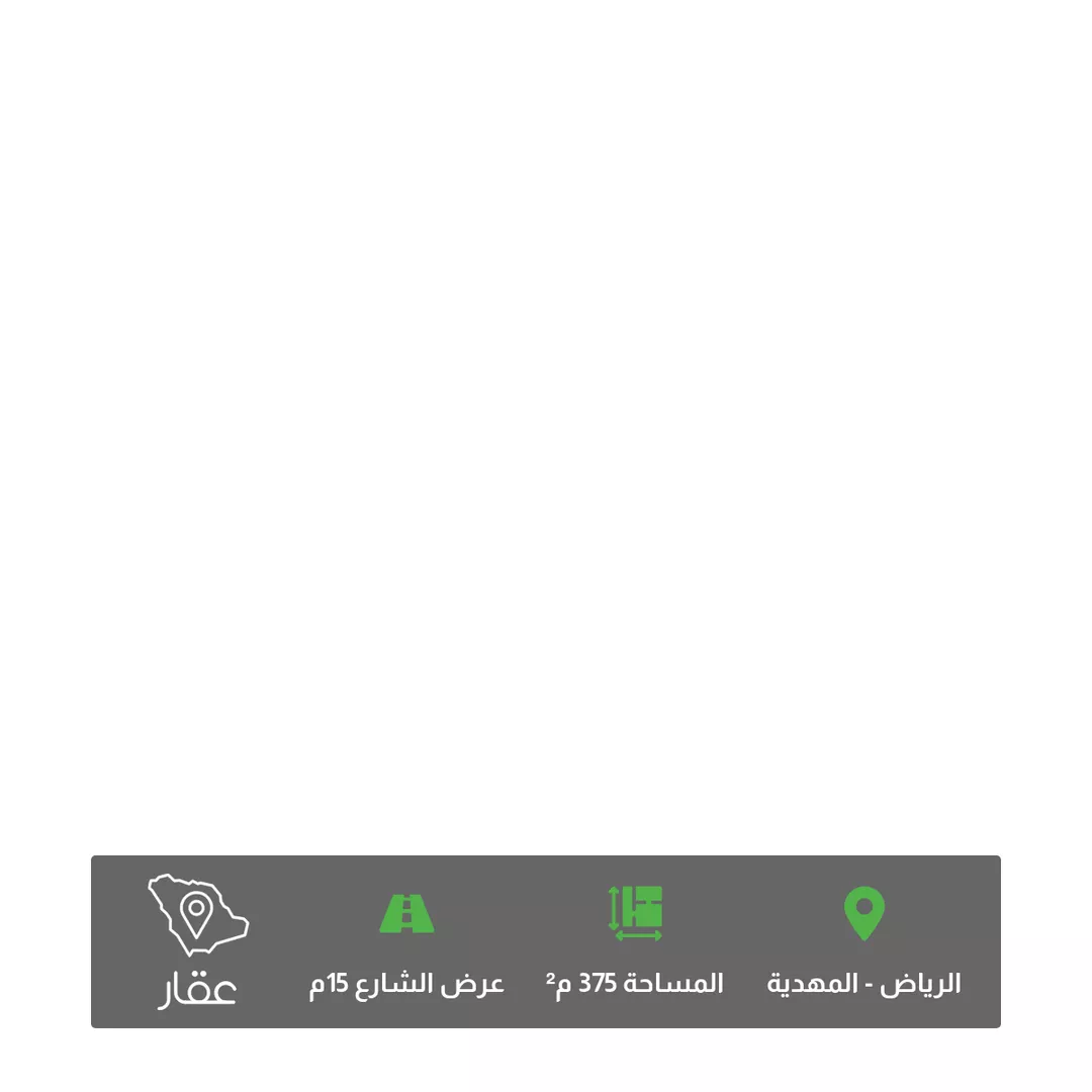 أرض للبيع في حي المهدية, مدينة الرياض, منطقة الرياض 1 صورة