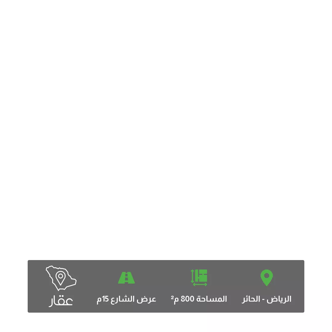 أرض للبيع في شارع نجران, حي الحائر, مدينة الرياض, منطقة الرياض 1 صورة