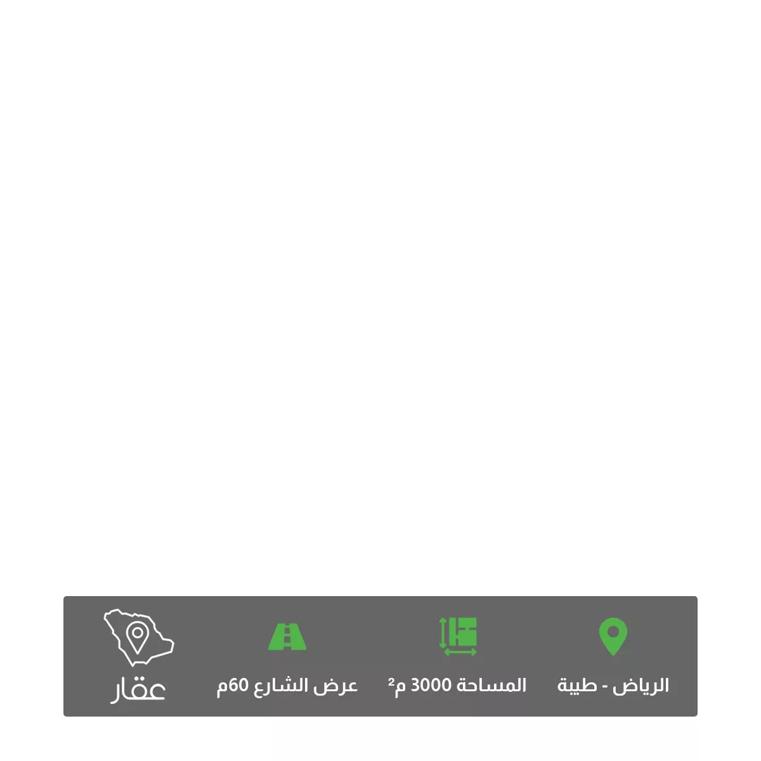 أرض للبيع في شارع الياقوت, حي طيبة, مدينة الرياض, منطقة الرياض 1 صورة