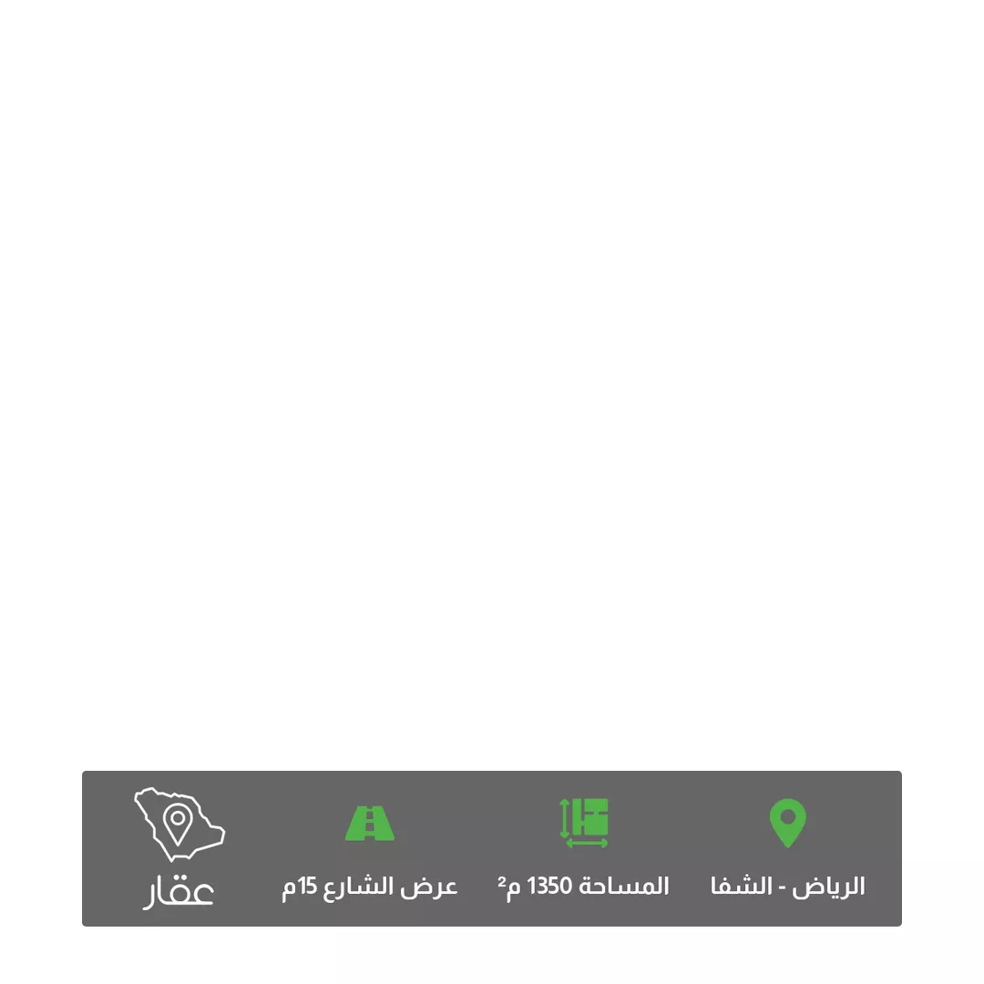 أرض للبيع في شارع إبراهيم بن عمر الدميري ، حي الشفا ، الرياض ، منطقة الرياض 1 صورة