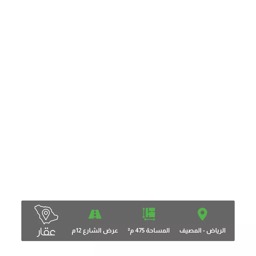 أرض للبيع في شارع داود الأنطاكي, حي المصيف, مدينة الرياض, منطقة الرياض 1 صورة