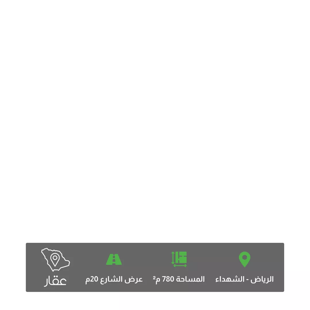 أرض للبيع في حي الشهداء, مدينة الرياض, منطقة الرياض 1 صورة