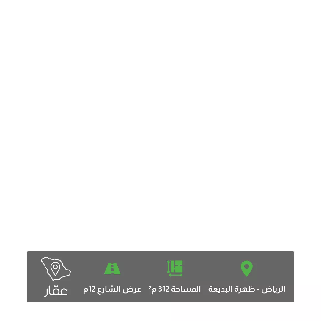 أرض للبيع في شارع أبي علي المجاور, حي ظهرة البديعة, مدينة الرياض, منطقة الرياض 1 صورة