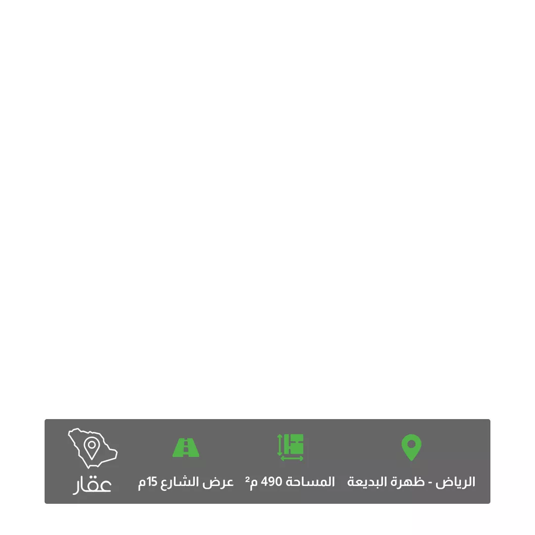 أرض للبيع في شارع الحميد, حي ظهرة البديعة, مدينة الرياض, منطقة الرياض 1 صورة