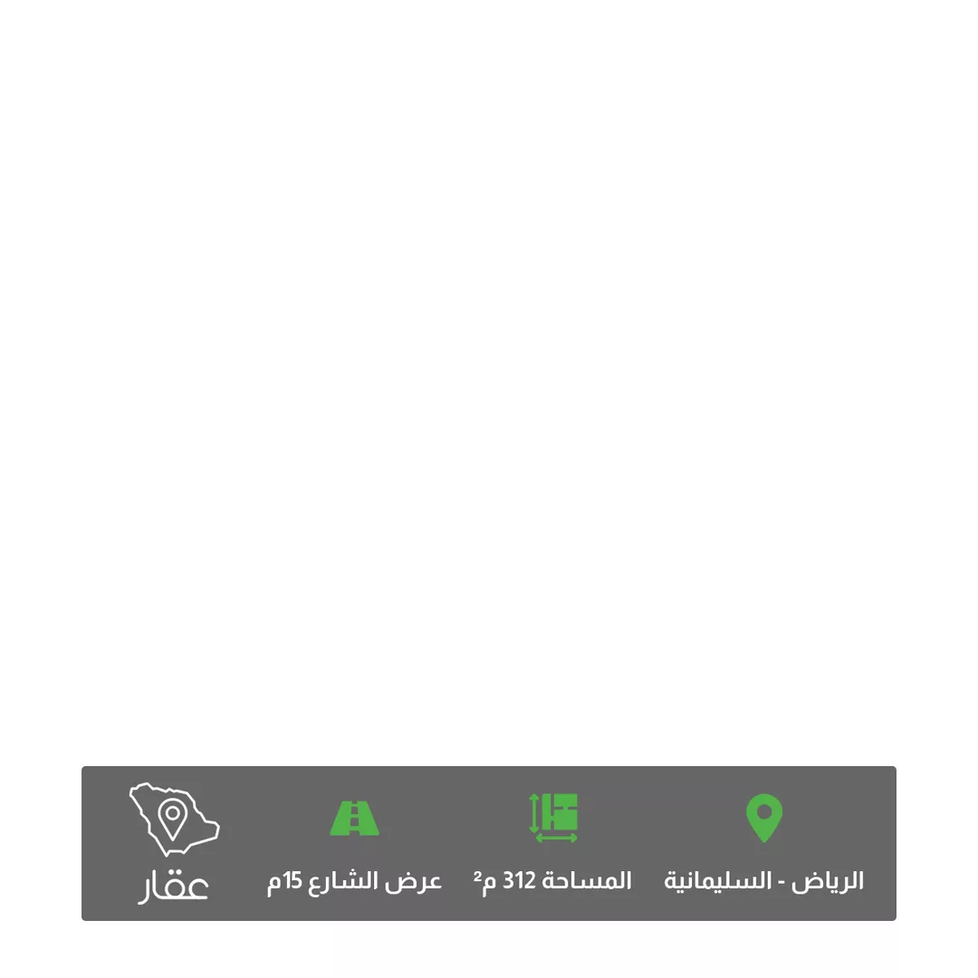 أرض للبيع في شارع ابن أبي السرح, حي السليمانية, مدينة الرياض, منطقة الرياض 1 صورة