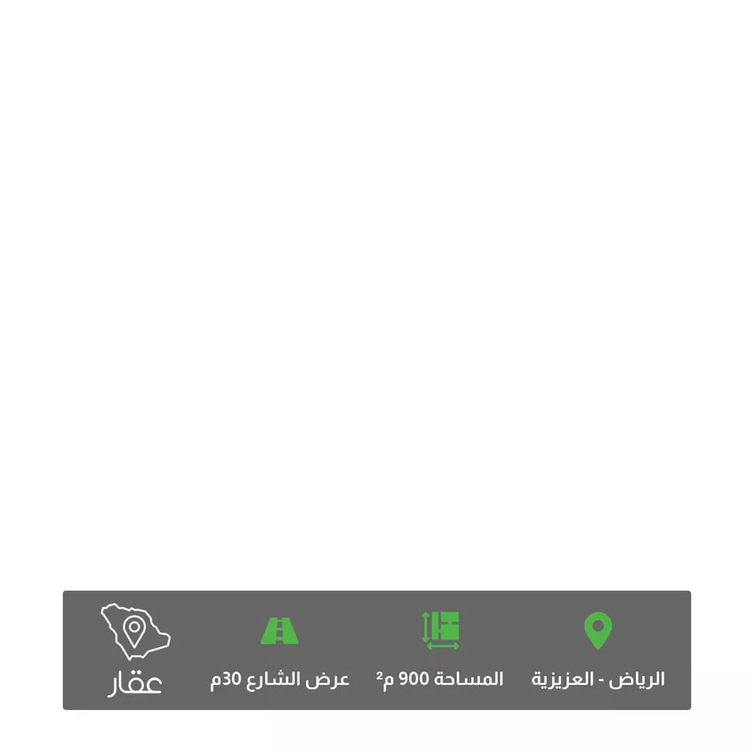 أرض للبيع في شارع سويد بن النعمان, حي العزيزية, مدينة الرياض, منطقة الرياض 1 صورة