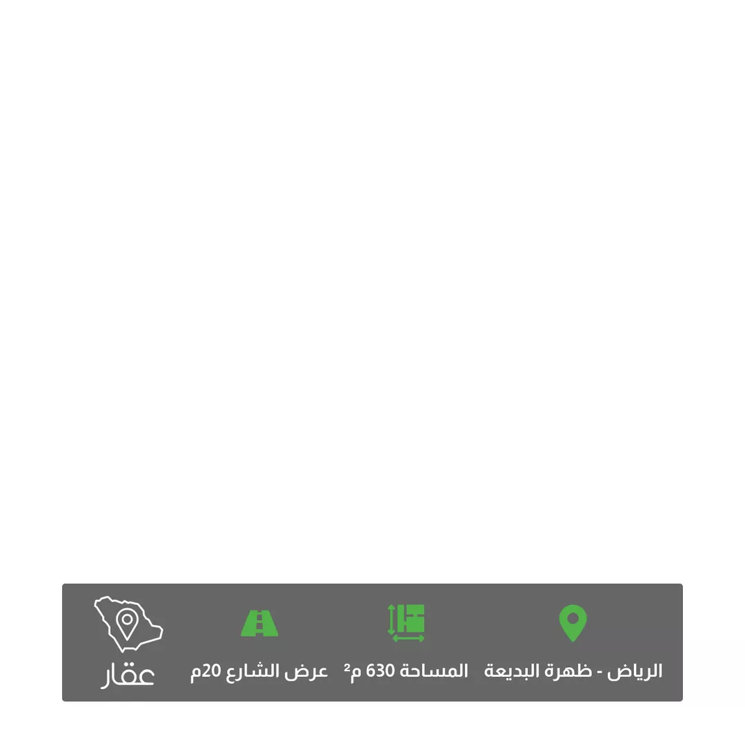 أرض للبيع في شارع أبي عبدالله الدمياطي ، حي ظهرة البديعة ، الرياض ، منطقة الرياض 1 صورة