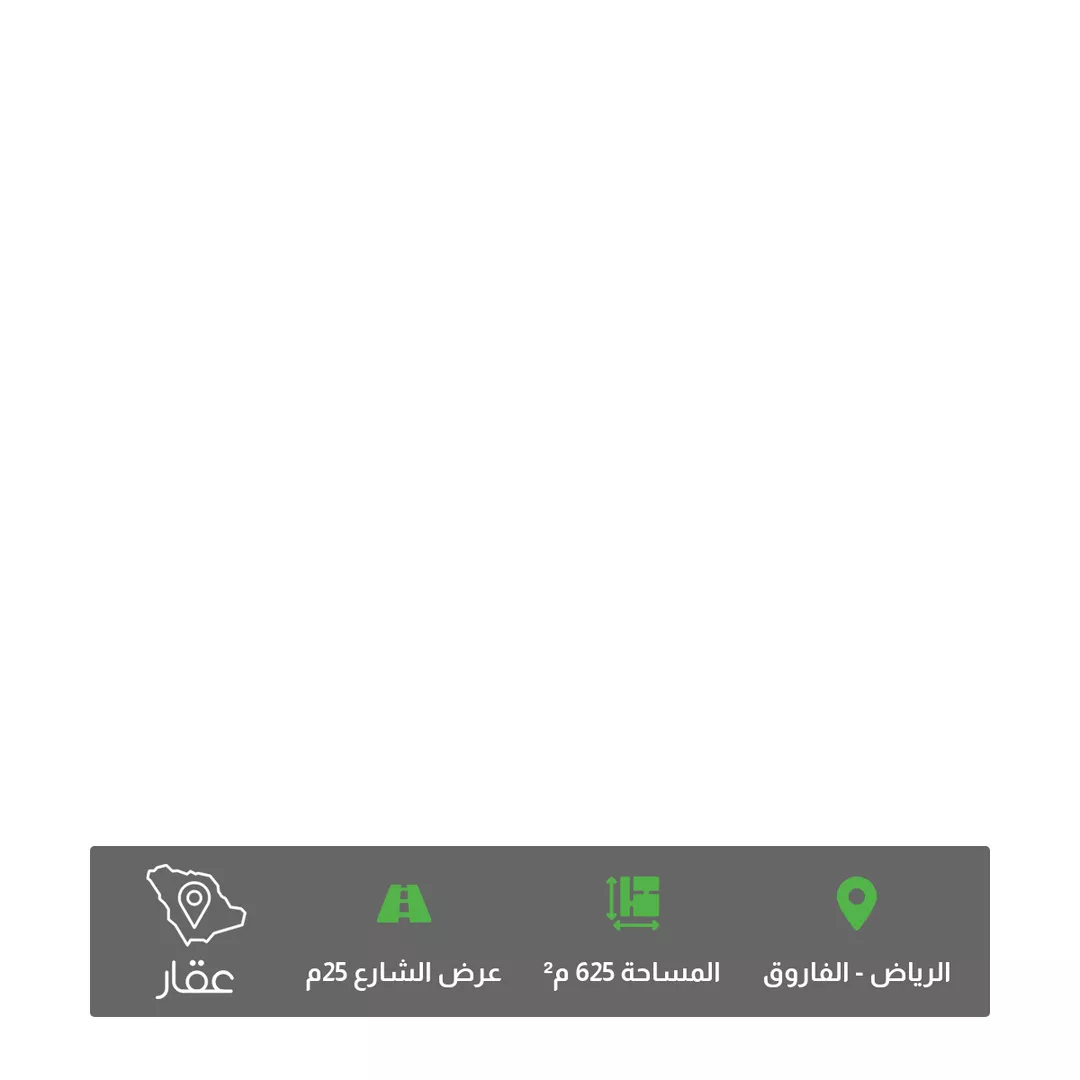 أرض للبيع في شارع نصيب بن رباح, حي الفاروق, مدينة الرياض, منطقة الرياض 1 صورة