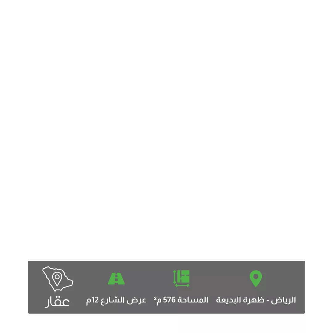 أرض للبيع في شارع ابن ابي نصر التاجر, حي ظهرة البديعة, مدينة الرياض, منطقة الرياض 1 صورة