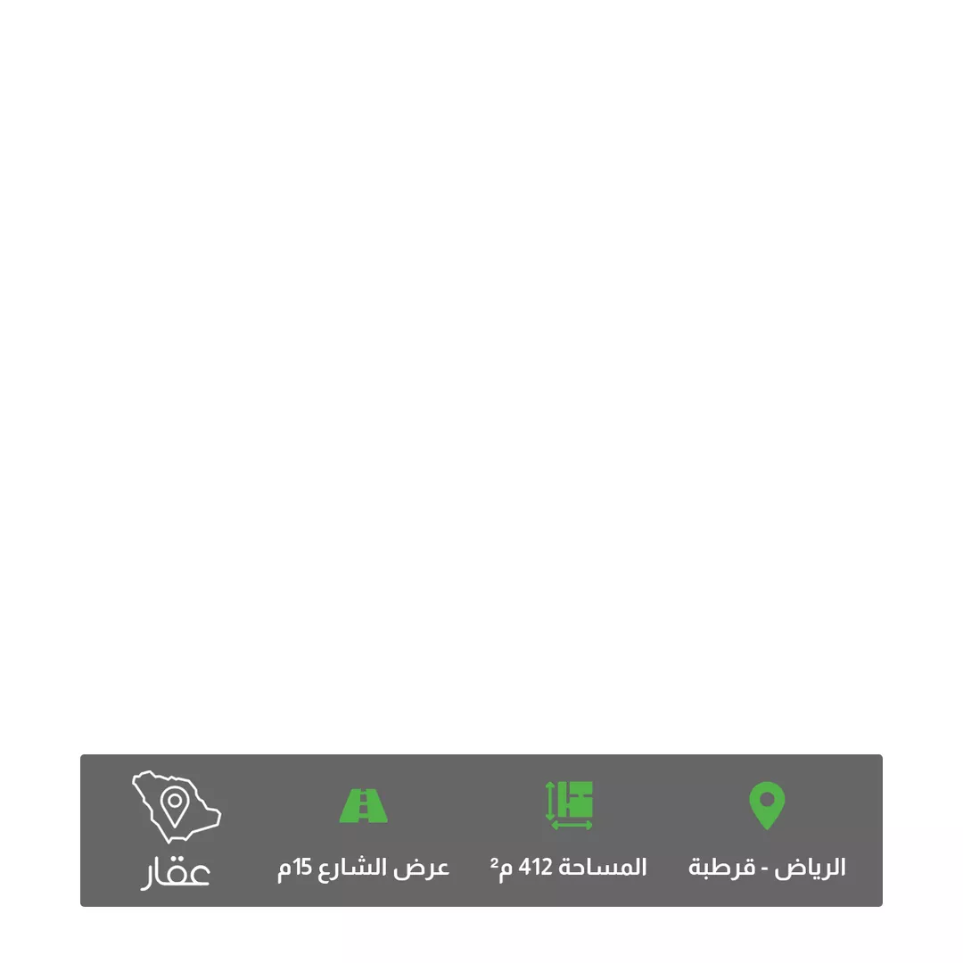 أرض للبيع في شارع الصفحي, حي قرطبة, مدينة الرياض, منطقة الرياض 1 صورة