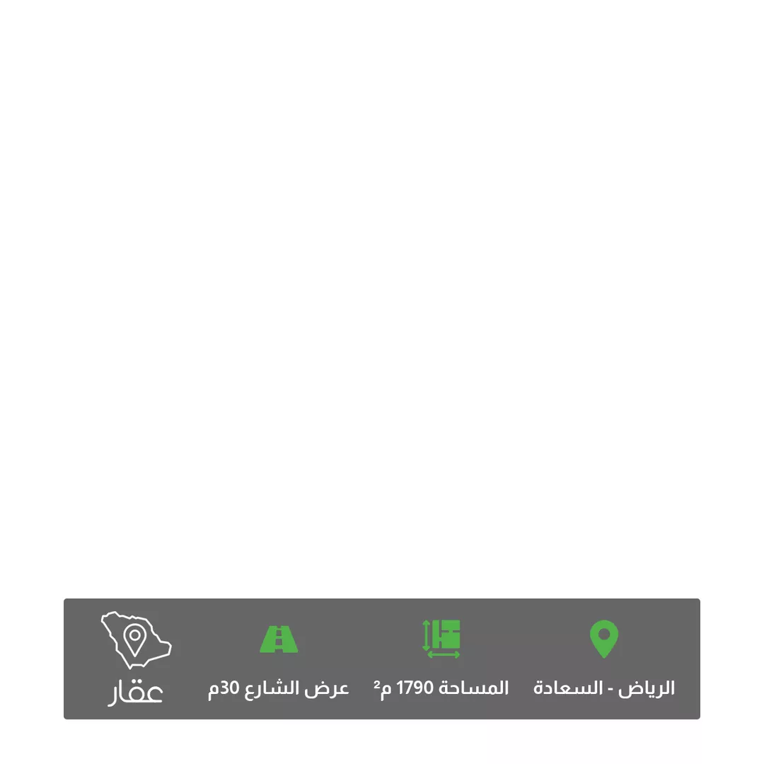 أرض للبيع في شارع شهيد الدين ثم الوطن عبدالرحمن سعيد عبد, حي السعادة, مدينة الرياض, منطقة الرياض 1 صورة