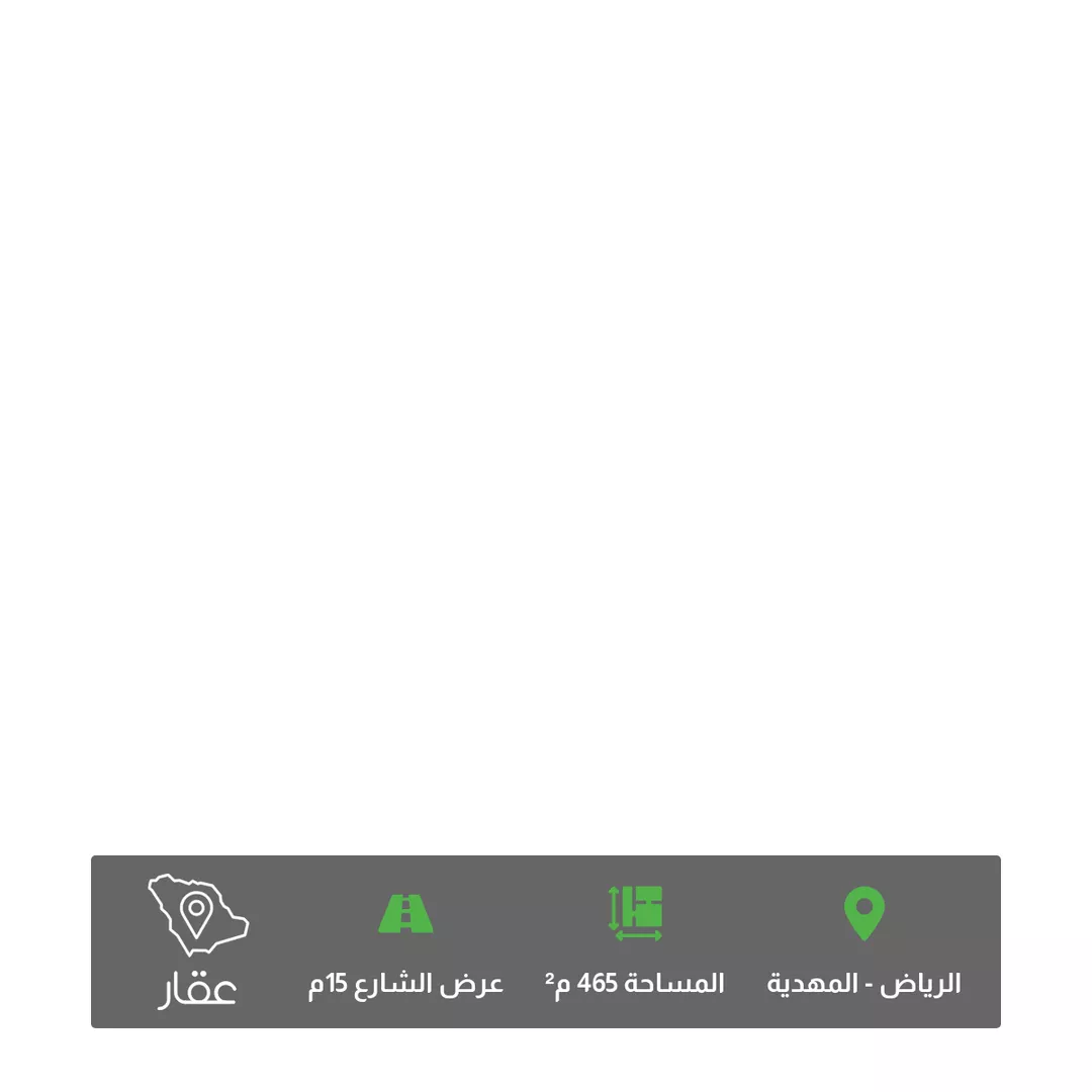 أرض للبيع في شارع محمد الأزرقي ، حي المهدية ، الرياض ، منطقة الرياض 1 صورة