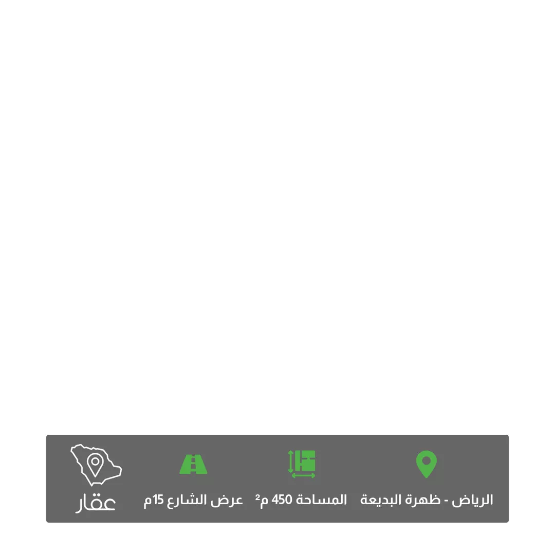 أرض للبيع في شارع عبدالله زواوي, حي ظهرة البديعة, مدينة الرياض, منطقة الرياض 1 صورة