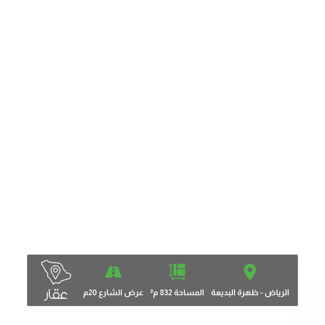 أرض للبيع في شارع أبي الرضى الحربي, حي ظهرة البديعة, مدينة الرياض, منطقة الرياض 1 صورة