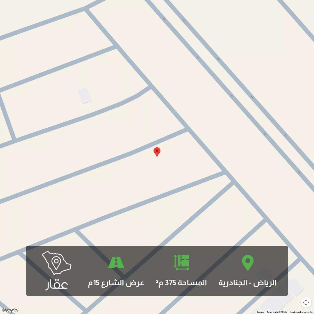 أرض للبيع في حديقة بوابة الشرق ، بوابة الشرق ، حي الجنادرية ، الرياض ، منطقة الرياض 1 صورة