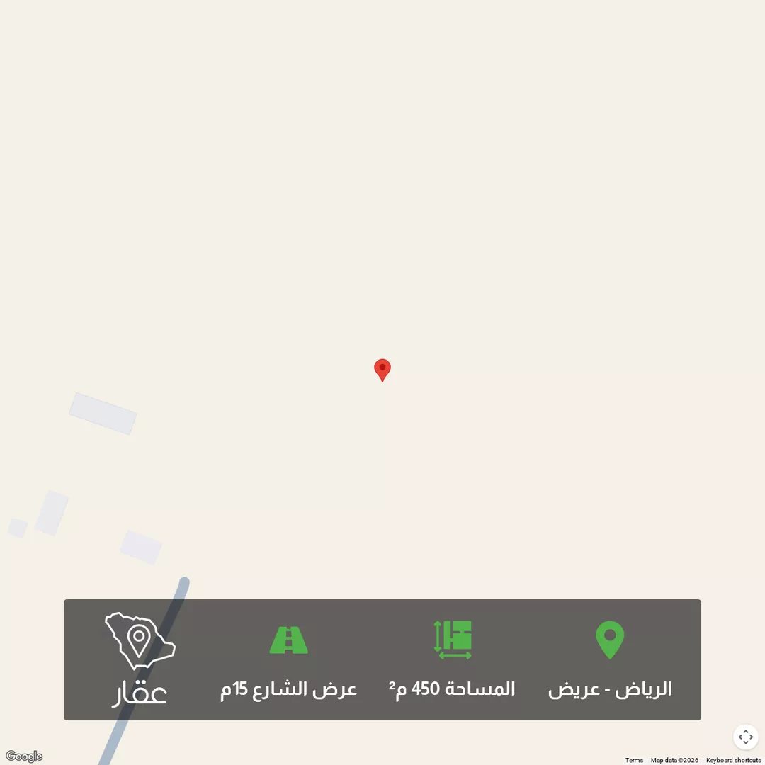 أرض للبيع في حي عريض, مدينة الرياض, منطقة الرياض 1 صورة