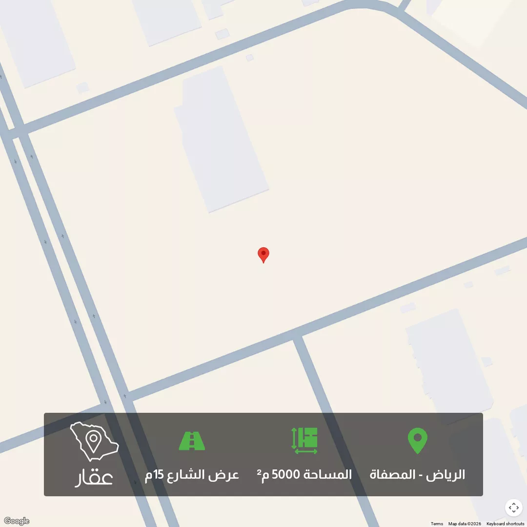 أرض للبيع في شارع 3608602, حي المصفاة, مدينة الرياض, منطقة الرياض 1 صورة